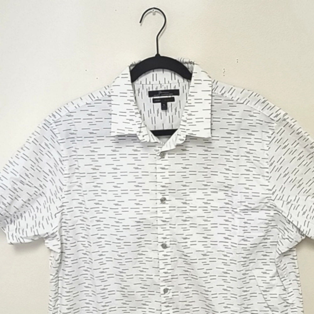 CLEARANCE Marc Anthony Printed Short Sleeve Button Up Shirt
